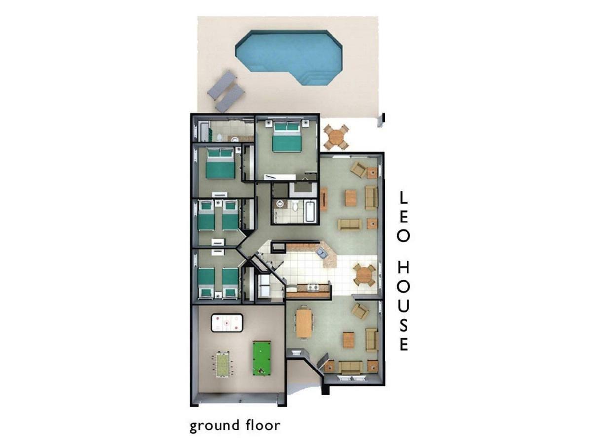 Spacious Villa With Private Pool - No Carpet - Disney Area Kissimmee Exterior foto